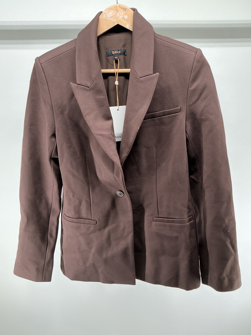 Ultra-Stretch Ponte Single-Breasted Blazer